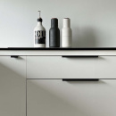 Greeplijsten Edge Straight - 40mm - Geborsteld Zwart