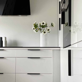 Greeplijsten Edge Straight - 200mm - Geborsteld Zwart