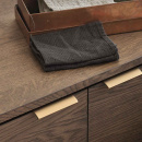 Greeplijsten Edge Straight - Geborsteld Messing