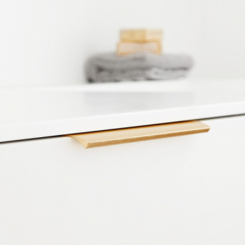 Greeplijsten Edge Straight - 40mm - Geborsteld Messing