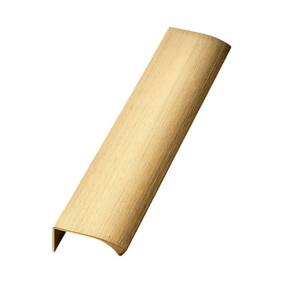 Greeplijsten Edge Straight - 200mm - Geborsteld Messing in de groep Handgreep / Kleur/Materiaal / Messing bij Beslag Online (304168-11)