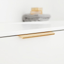 Greeplijsten Edge Straight - 200mm - Geborsteld Messing