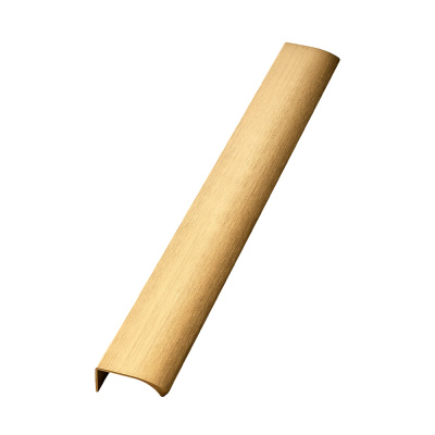 Greeplijsten Edge Straight - 350mm - Geborsteld Messing in de groep Handgreep / Kleur/Materiaal / Messing bij Beslag Online (304173-11)