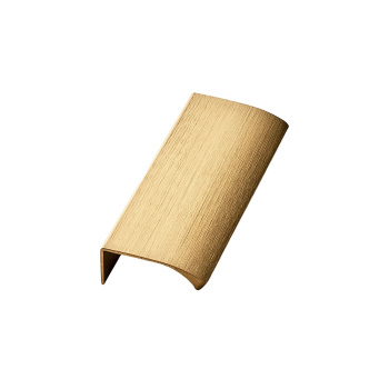 Greeplijsten Edge Straight- 100mm - Geborsteld Messing