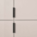 Greeplijsten Edge Straight- 100mm - Geborsteld Zwart