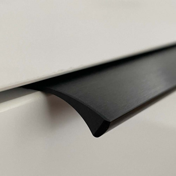 Greeplijsten Edge Straight- 100mm - Geborsteld Zwart