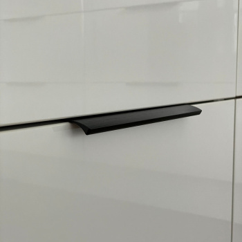 Greeplijsten Edge Straight- 100mm - Geborsteld Zwart