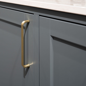 Handgreep Grace - 160mm - Geborsteld Messing