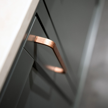 Handgreep Grace - 160mm - Antiek Koper