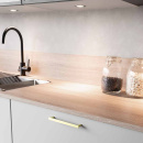 Handgreep Bror - 160mm - Geborsteld Messing