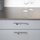 Handgreep Bror - 160mm - Vernikkeld