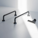 Knop T Viva - Mat Zwart