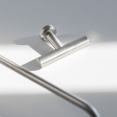 Knop T Viva - Geborsteld RVS