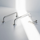 Knop T Viva - Geborsteld RVS