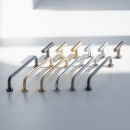 Knop T Viva - Geborsteld RVS