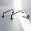 Knop T Viva - Gebronsd Messing