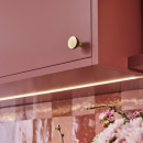 Knop Copenhagen - 25mm - Ruw/Gepolijst Messing