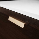 Handgreep Fringe - 160mm - Geborsteld Messing