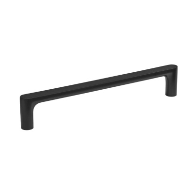 Handgreep Vibe Plain - 160mm - Mat Zwart in de groep Handgreep / Kleur/Materiaal / Zwart bij Beslag Online (308405-11)
