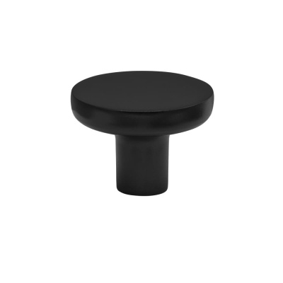 Knop Vibe Plain - Mat Zwart in de groep Knoppen / Kleur/Materiaal / Zwart bij Beslag Online (308415-11)