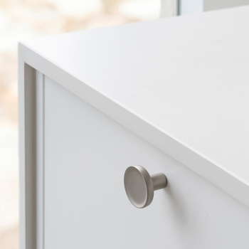 Knop Vibe Soft - 38mm - RVS Look