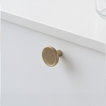 Knop Vibe Soft - 38mm - Geborsteld Goud
