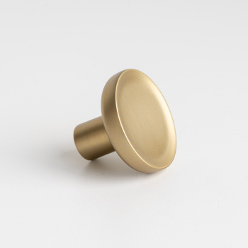 Knop Vibe Soft - 38mm - Geborsteld Goud