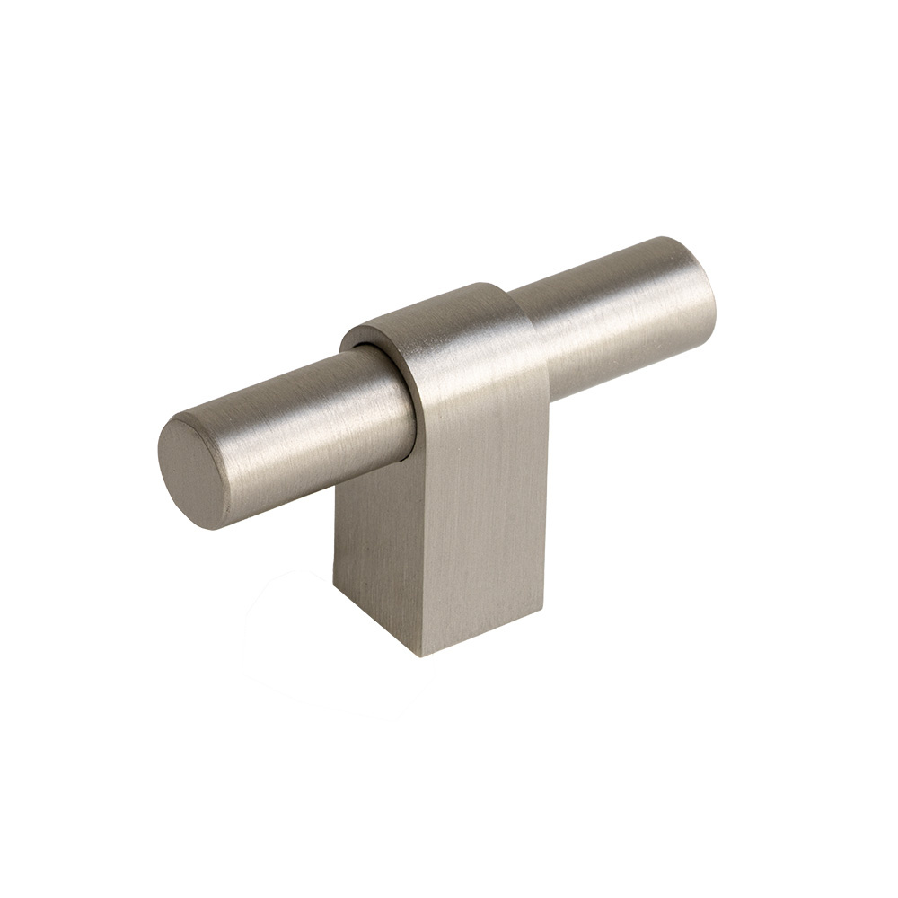 Knop T Trace - RVS Look