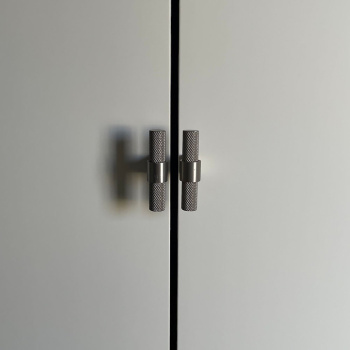 Knop T Helix - RVS Afwerking