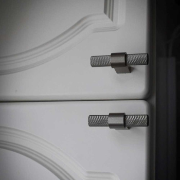 Knop T Helix - RVS Afwerking
