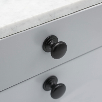 Knop Mynta - Zwart