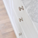 Knop Mynta - Vernikkeld