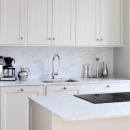 Knop Mynta - Vernikkeld