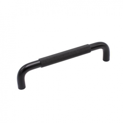 Handgreep Helix - 128mm - Mat Zwart in de groep Handgreep / Kleur/Materiaal / Zwart bij Beslag Online (309000-11)