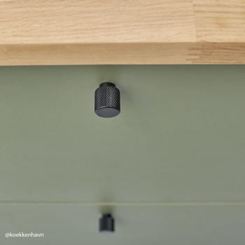 Knop Helix - 20mm - Mat Zwart