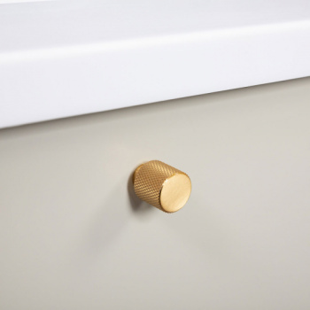 Knop Helix - 20mm - Messing
