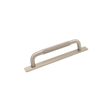 Handgreep Helix/achterplaat - 128mm - RVS Afwekning