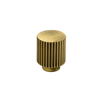 Knop Helix Stripe - 20mm - Antiek Brons