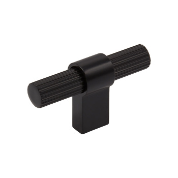 Knop T Helix Stripe - Mat Zwart