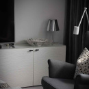 Knop T Helix Stripe - Mat Zwart