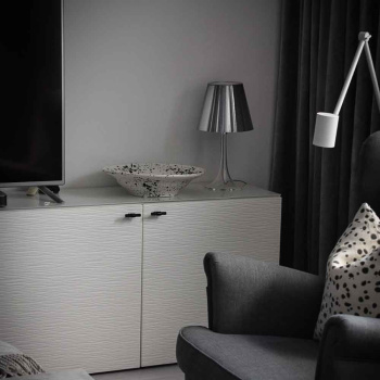 Knop T Helix Stripe - Mat Zwart