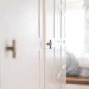 Knop T Helix Stripe - Antiek Brons