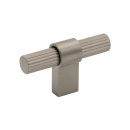 Knop T Helix Stripe - RVS Afwerking
