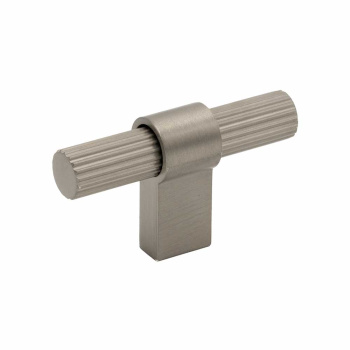 Knop T Helix Stripe - RVS Afwerking