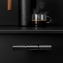 Knop T Point - Geborsteld Zwart