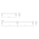 Handgreep Linkk - Geborsteld Zwart