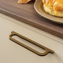 Handgreep Omega - 160mm - Antiek Messing