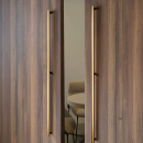 Handgreep Moon - Geborsteld Messing