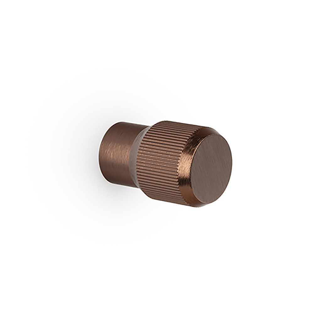 Knop Brooklyn Ø20mm - Geborsteld Brons
