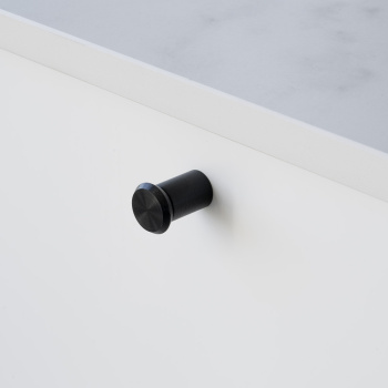 Knop Fase - Geborsteld Zwart